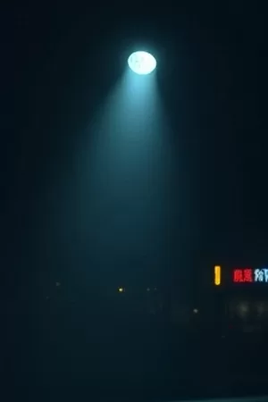 春樱记事簿竖版海报，花店橱窗前落满粉色花瓣