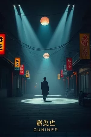 潮汐手记竖版海报，退潮后的海滩留下一行脚印